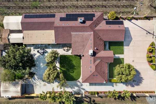 a view of a lake with outdoor space