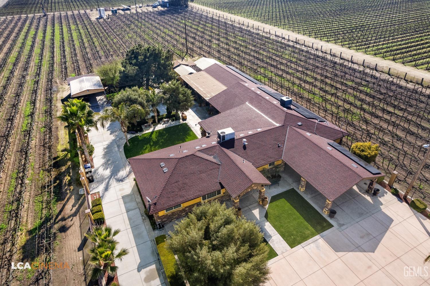 Undisclosed Address Pixley, CA 93256 - Photo 9 of 45 an aerial view of house with yard