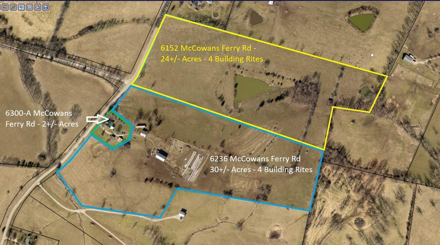 6236 McCowans Ferry Road Versailles, KY 40383 - Photo 15 of 15 6300 McCowans Ferry is offered as a whole farm or in 3 parts. 23 acres, 30 acres or the house and 2 acres.