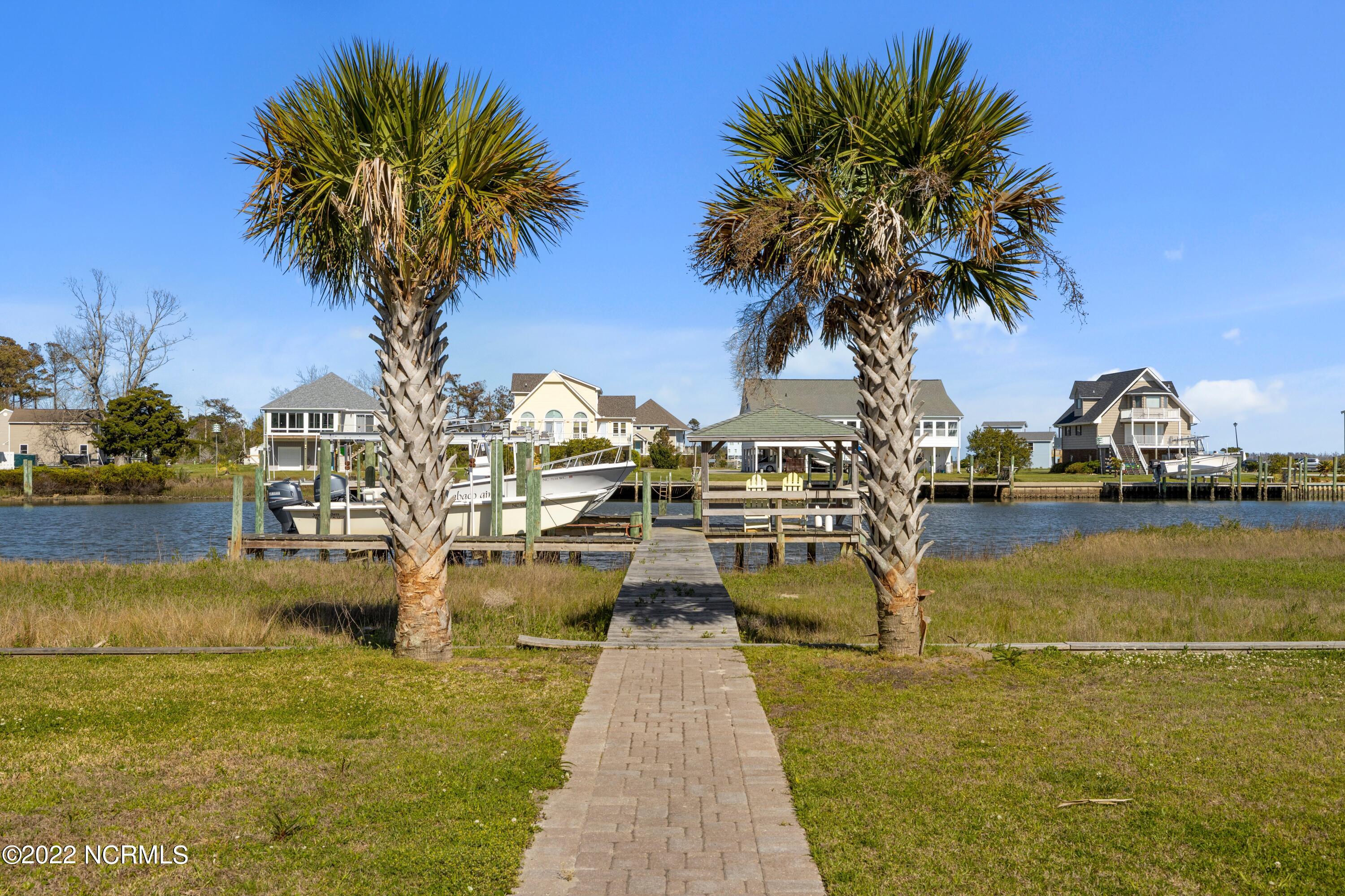 213 Straits Haven Road Beaufort, NC 28516 - Photo 40 of 68 Stone pavers to Dock