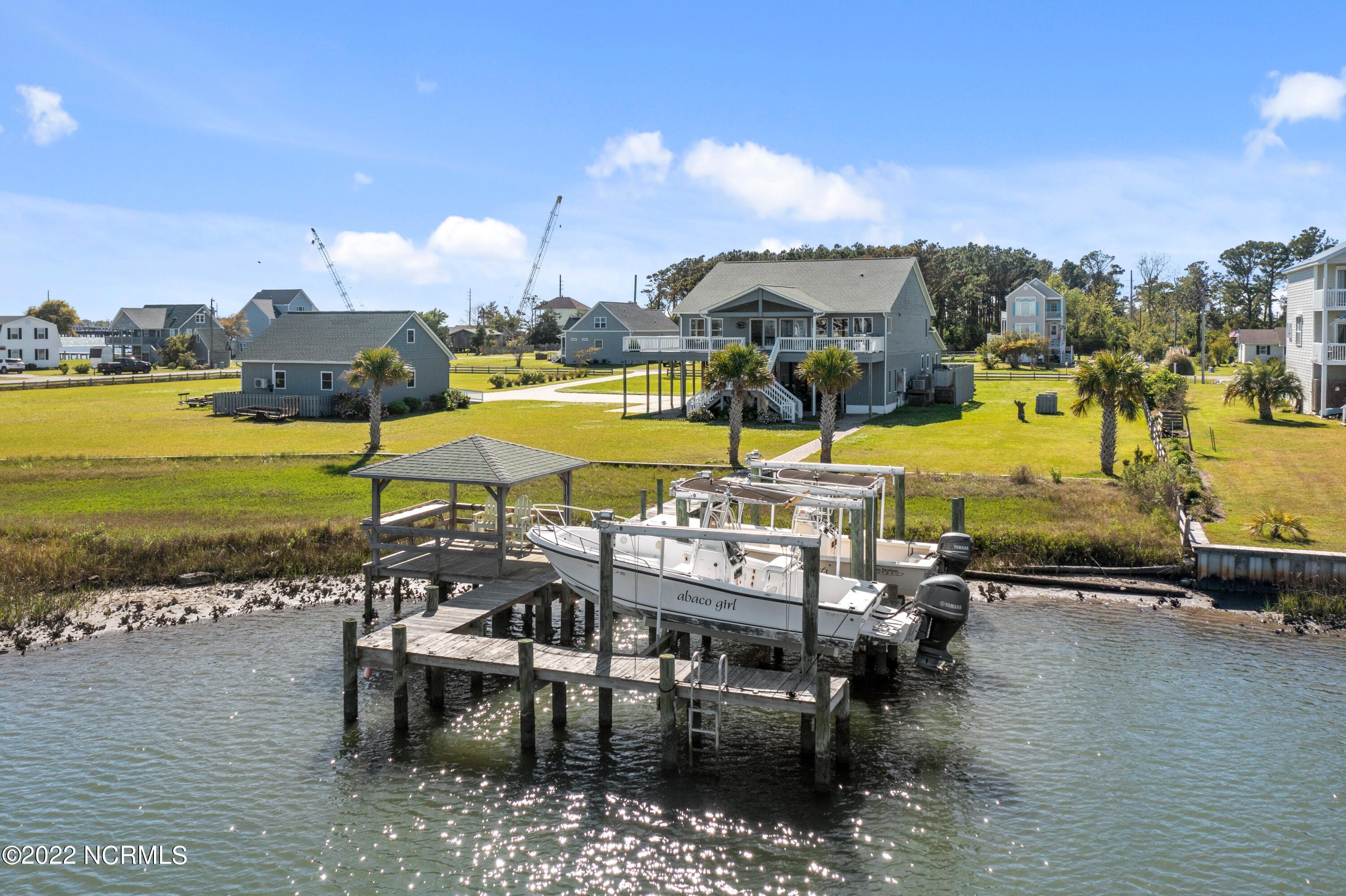 213 Straits Haven Road Beaufort, NC 28516 - Photo 45 of 68 View from Dock