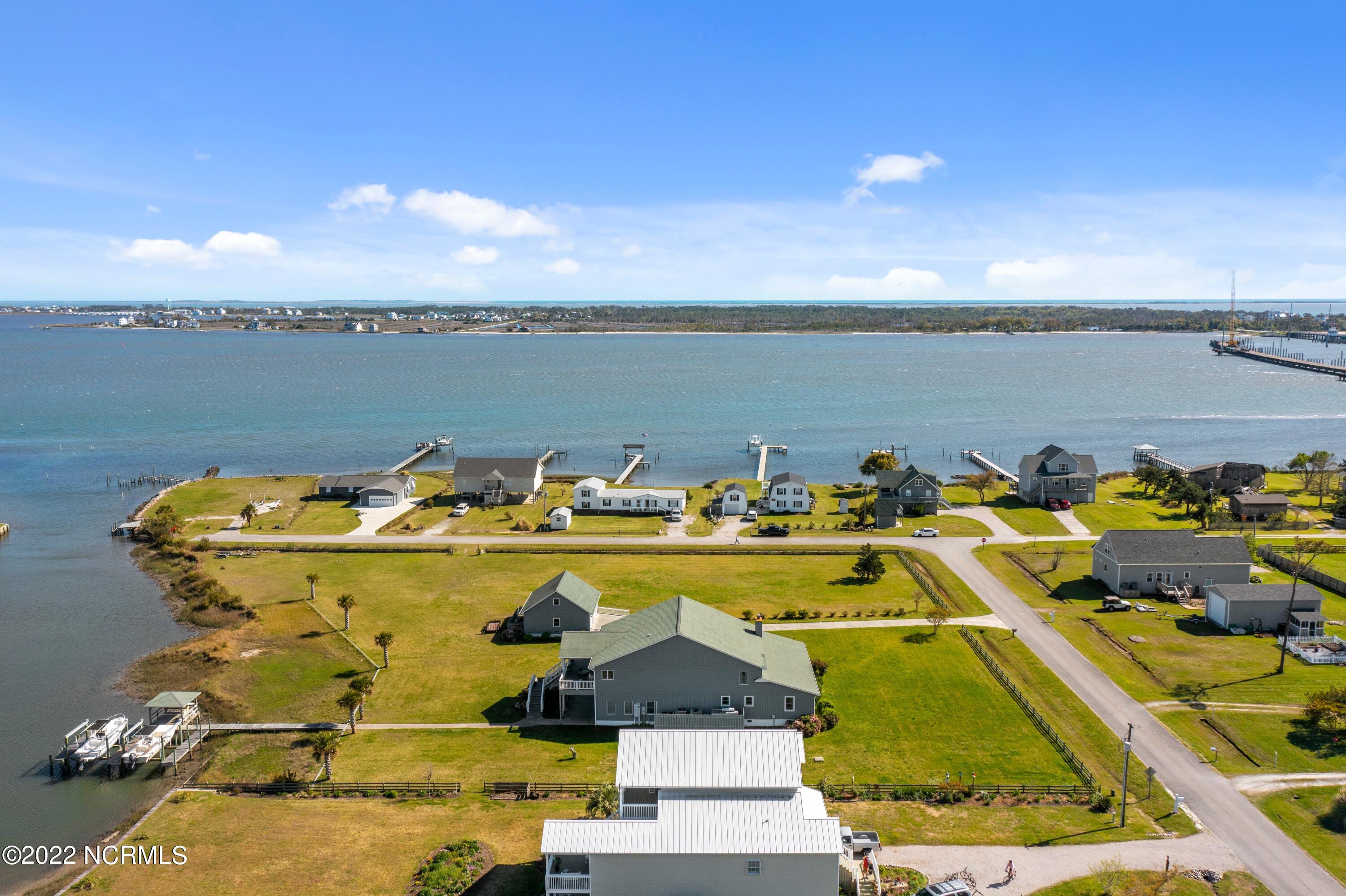 213 Straits Haven Road Beaufort, NC 28516 - Photo 49 of 68 Aerial View of the Straits