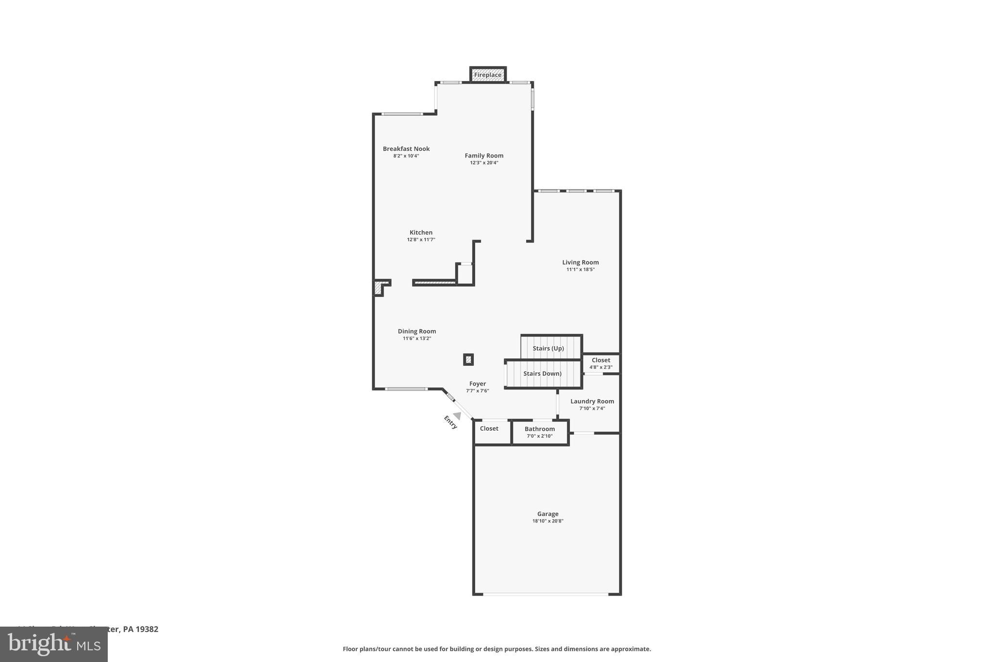14 Sloan Road West Chester, PA 19382 - Photo 74 of 78 first floor - floor plan