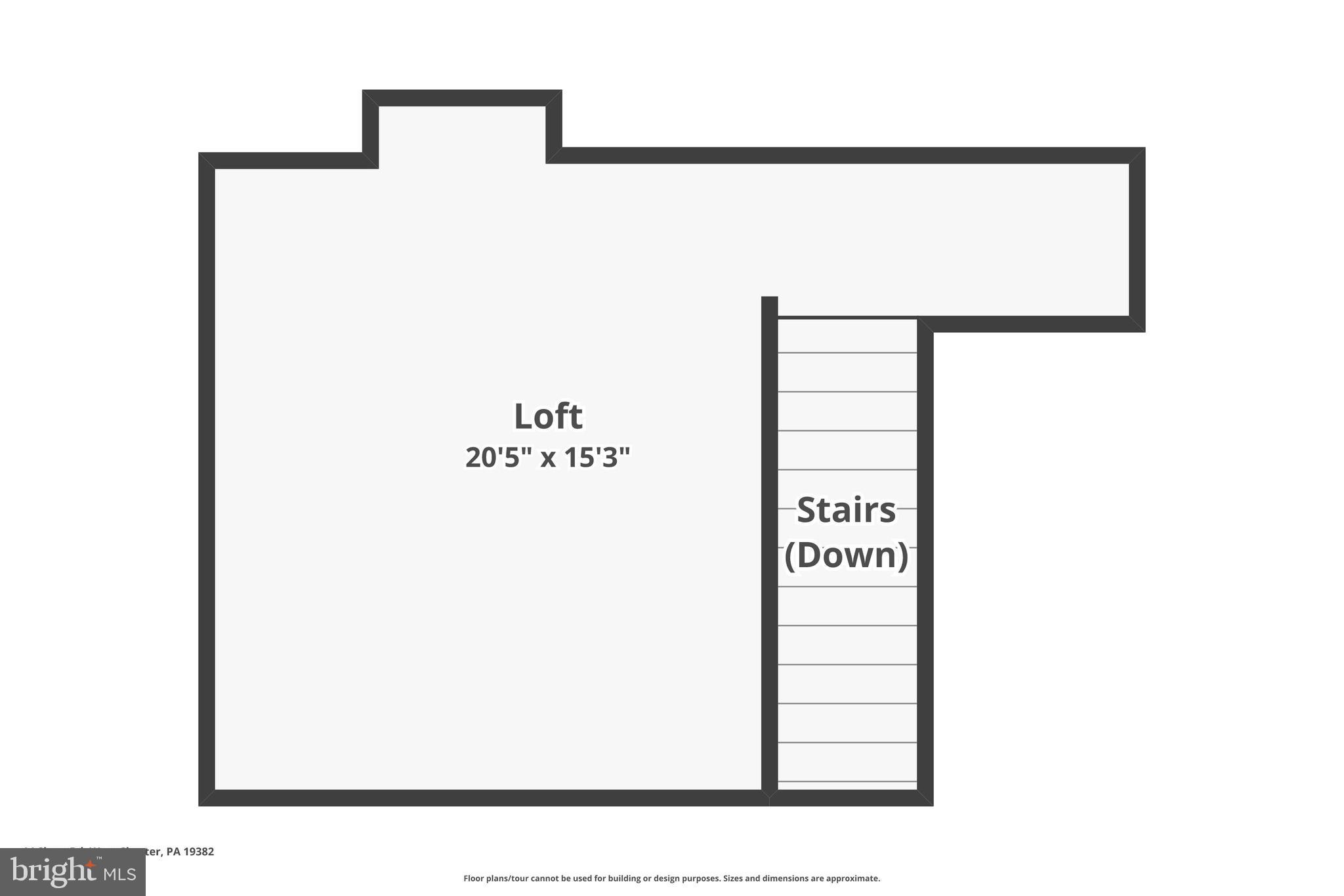 14 Sloan Road West Chester, PA 19382 - Photo 76 of 78 loft floor plan