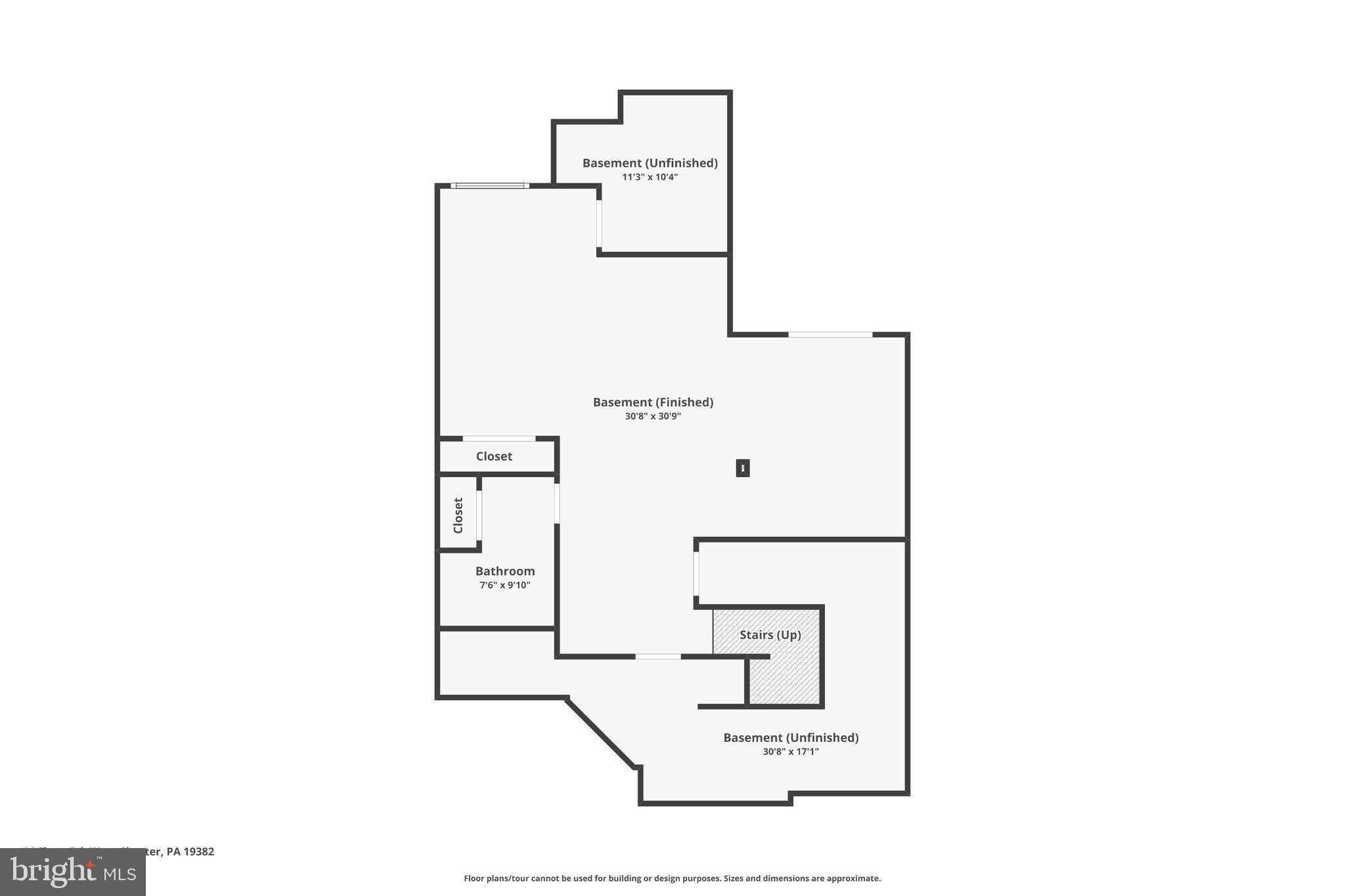 14 Sloan Road West Chester, PA 19382 - Photo 77 of 78 Basement floor plan