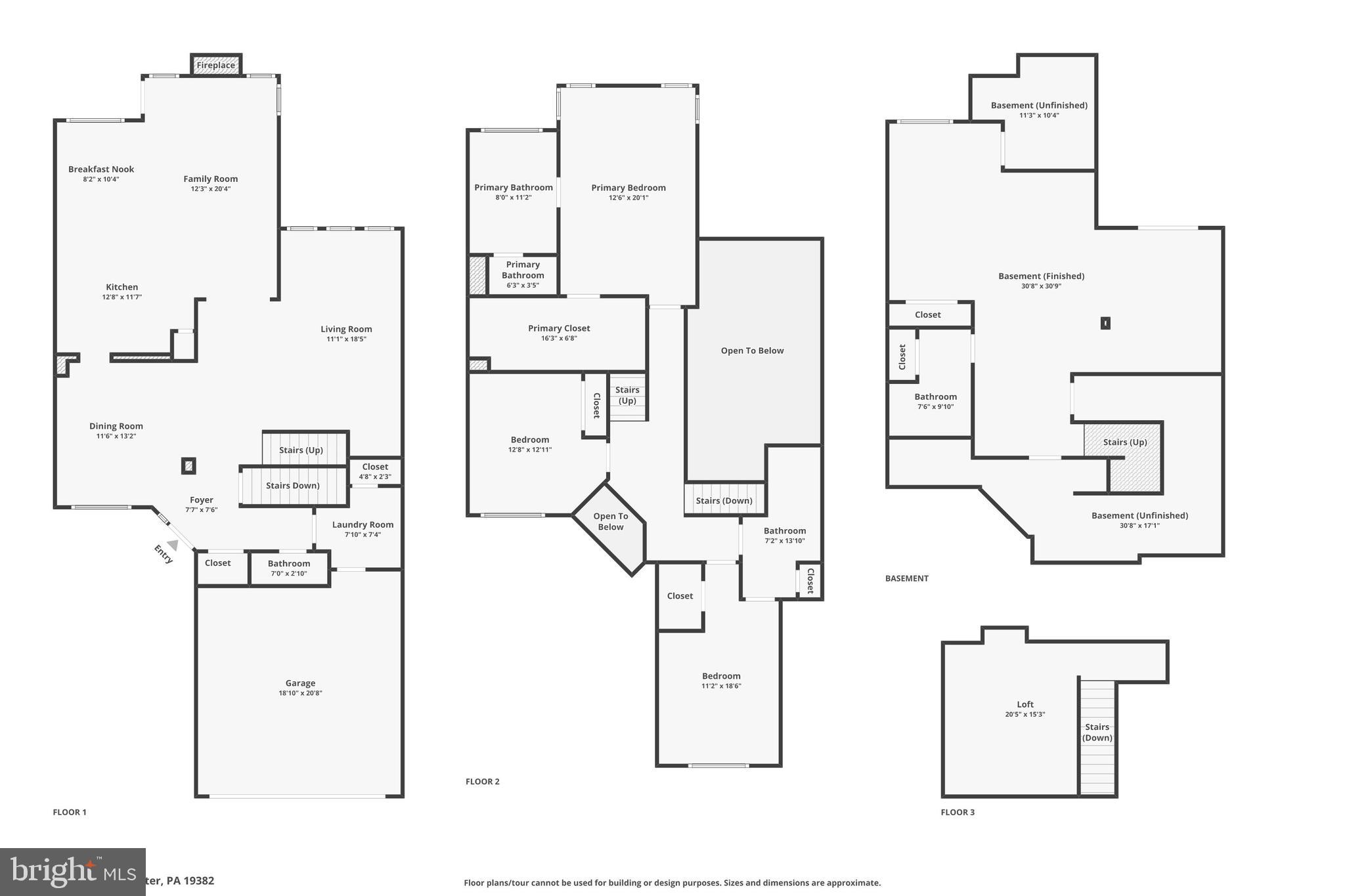 14 Sloan Road West Chester, PA 19382 - Photo 78 of 78 whole house floor plan