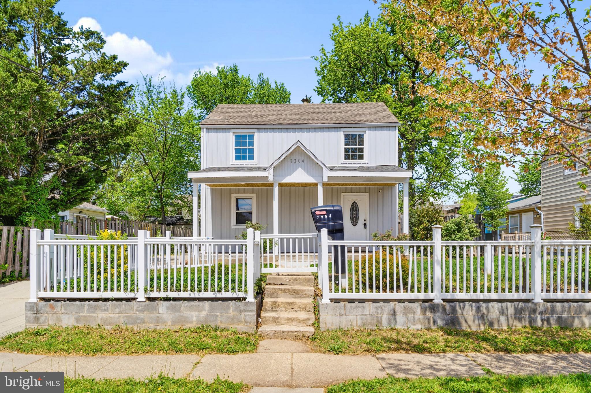 7204 East Inwood Street Landover, MD 20785 - Photo 1 of 24 a front view of a house
