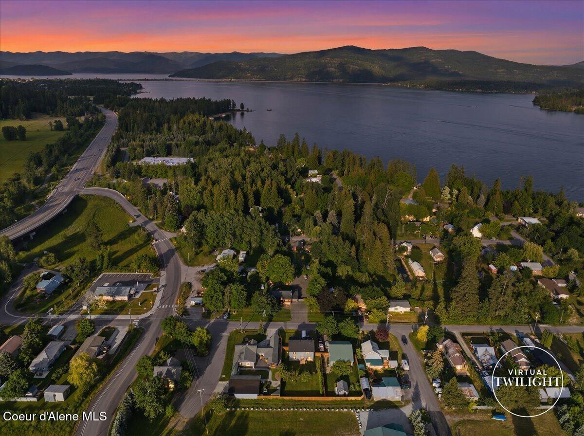 210 4th Street Dover, ID 83825 - Photo 4 of 70 04-Twilight Aerial Back of Home watermar