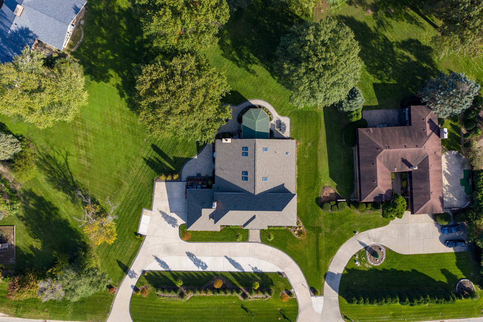 2801 Meyers Road Oak Brook, IL 60523 - Photo 47 of 48 an aerial view of a house with yard swimming pool and outdoor seating