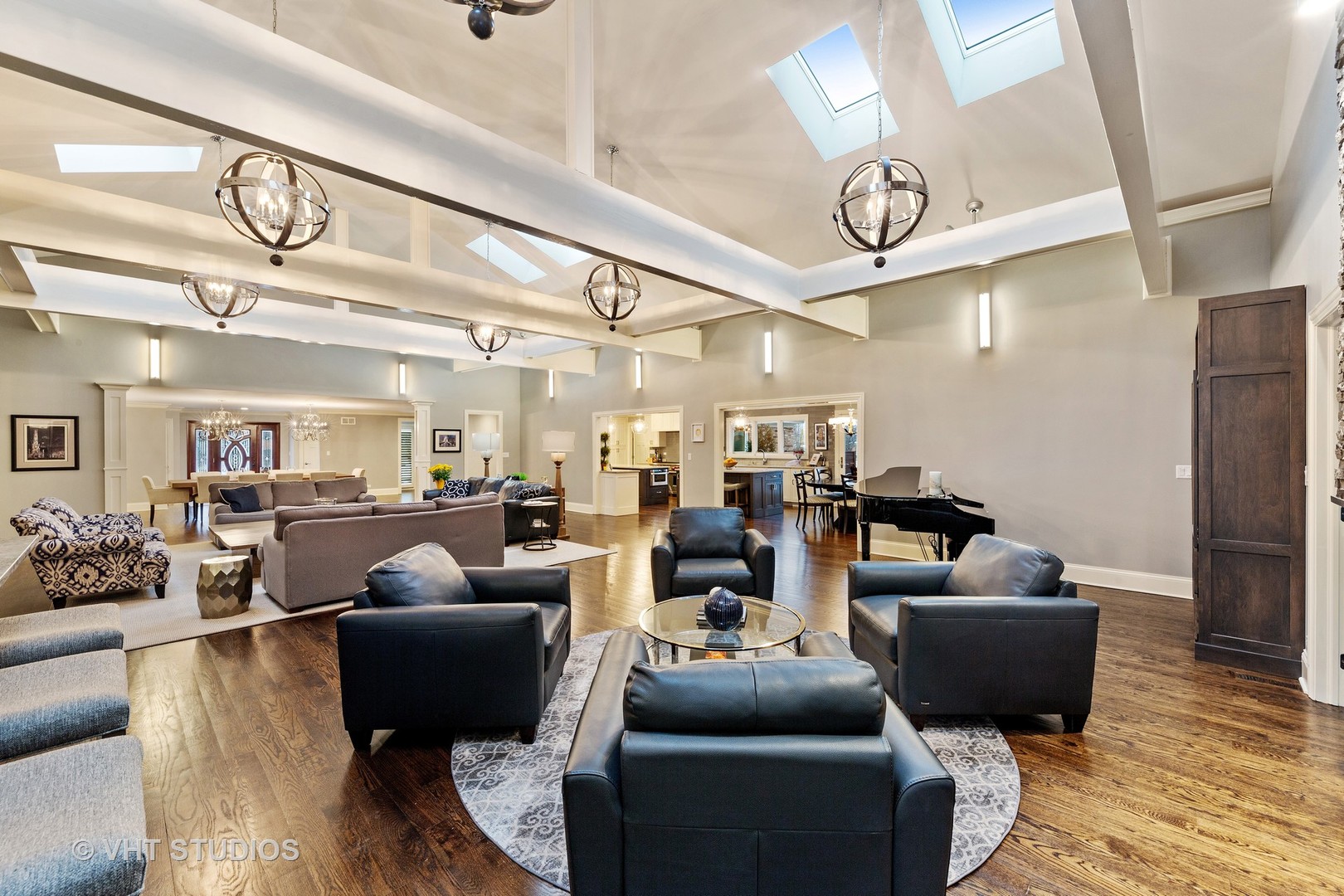2801 Meyers Road Oak Brook, IL 60523 - Photo 10 of 48 a living room with furniture and a wooden floor
