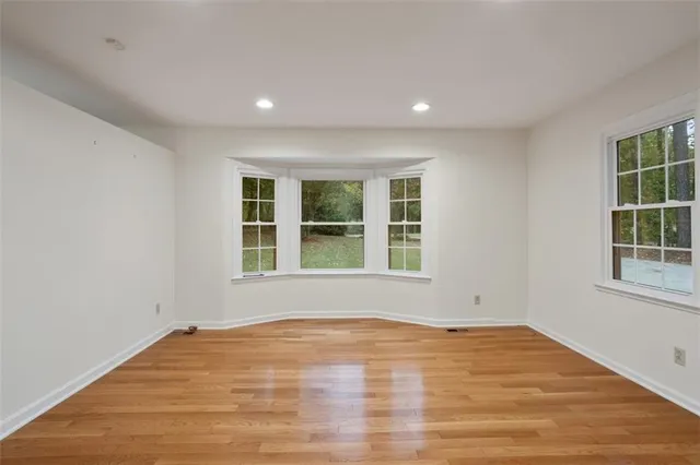 a view of empty room