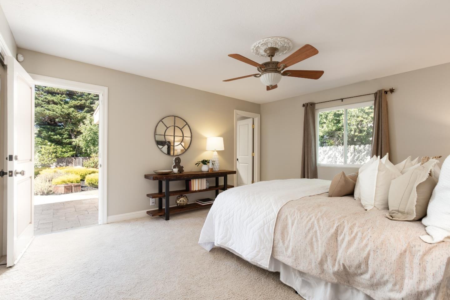 356 Barbara Way Hillsborough, CA 94010 - Photo 17 of 37 a bedroom with a bed furniture and a window