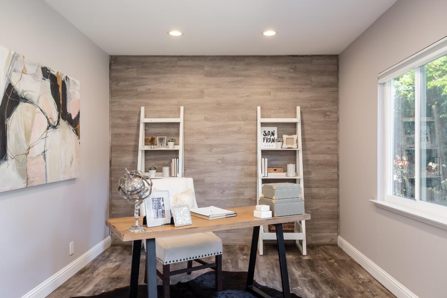 356 Barbara Way Hillsborough, CA 94010 - Photo 22 of 37 a view of a dining room with furniture window and outside view