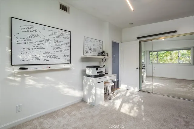 a view of workspace with window