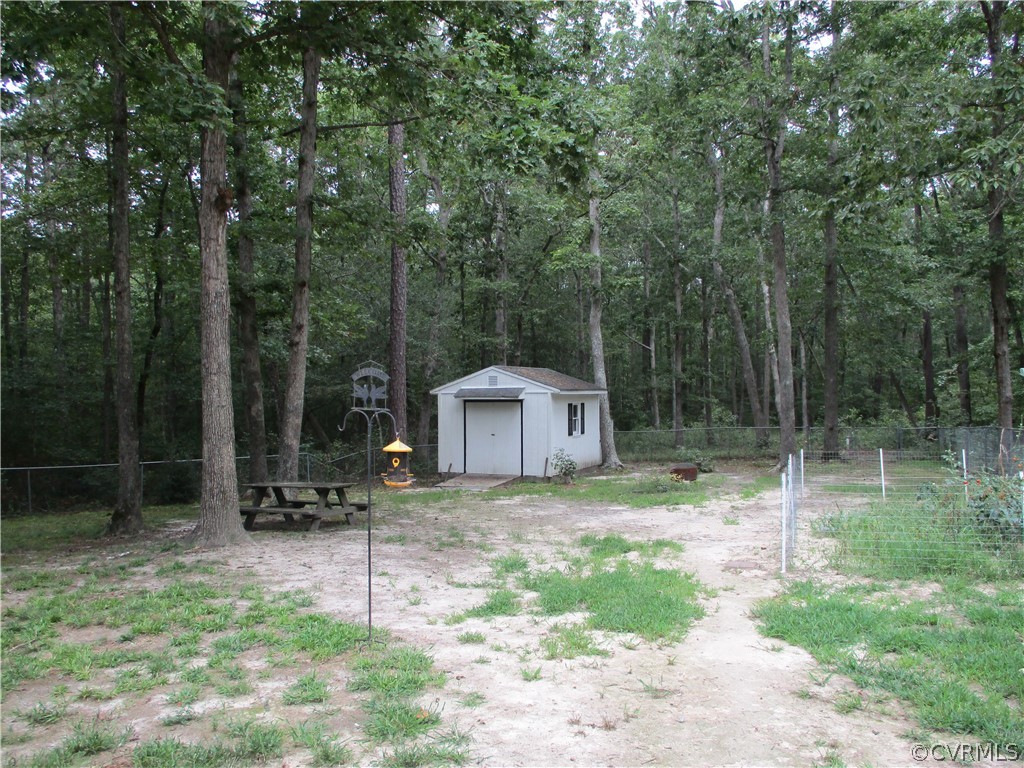 12630 2nd Branch Road Chesterfield, VA 23838 - Photo 22 of 23 REAR YARD,PARK LIKE SETTING,CHAIN LINK FENCE