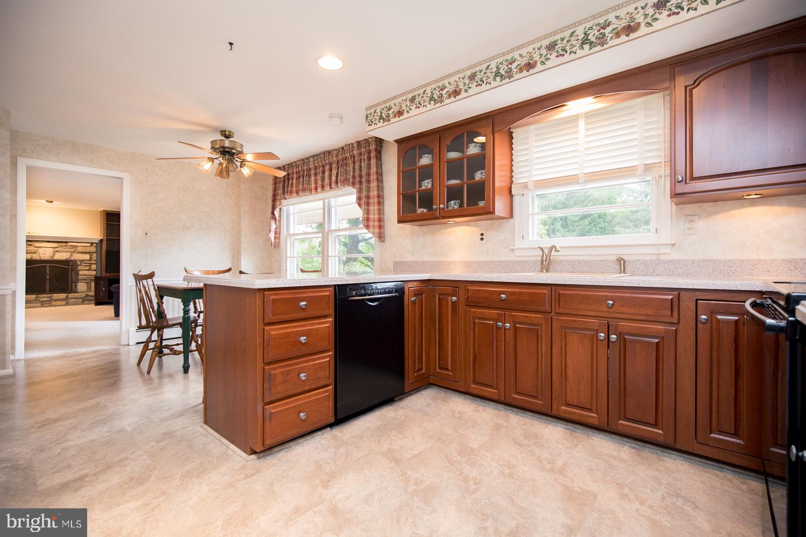 218 Pebble Ridge Road Warrington, PA 18976 - Photo 17 of 41 Kitchen work area with window to backyard