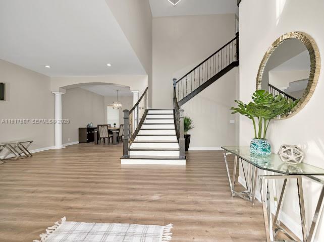 585 Southwest Yacht Basin Way Stuart, FL 34997 - Photo 24 of 61 a view of entryway and hall with wooden floor