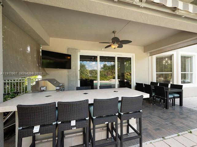 585 Southwest Yacht Basin Way Stuart, FL 34997 - Photo 61 of 61 a view of a dining room with furniture window and outside view