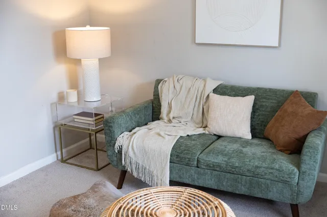 a kitchen with a stove and microwave