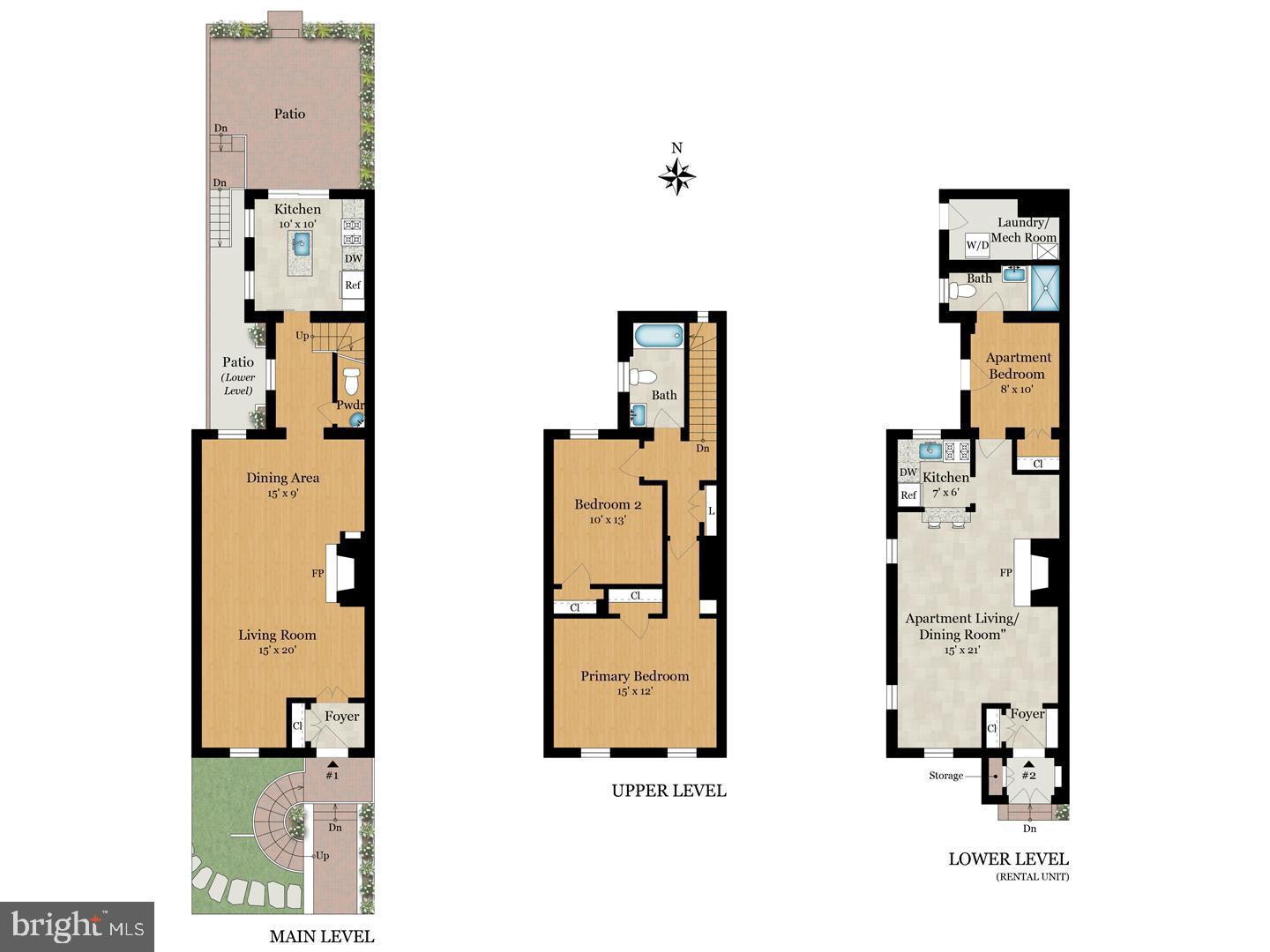 636 G Street Southeast Washington, DC 20003 - Photo 34 of 34 Floor plan