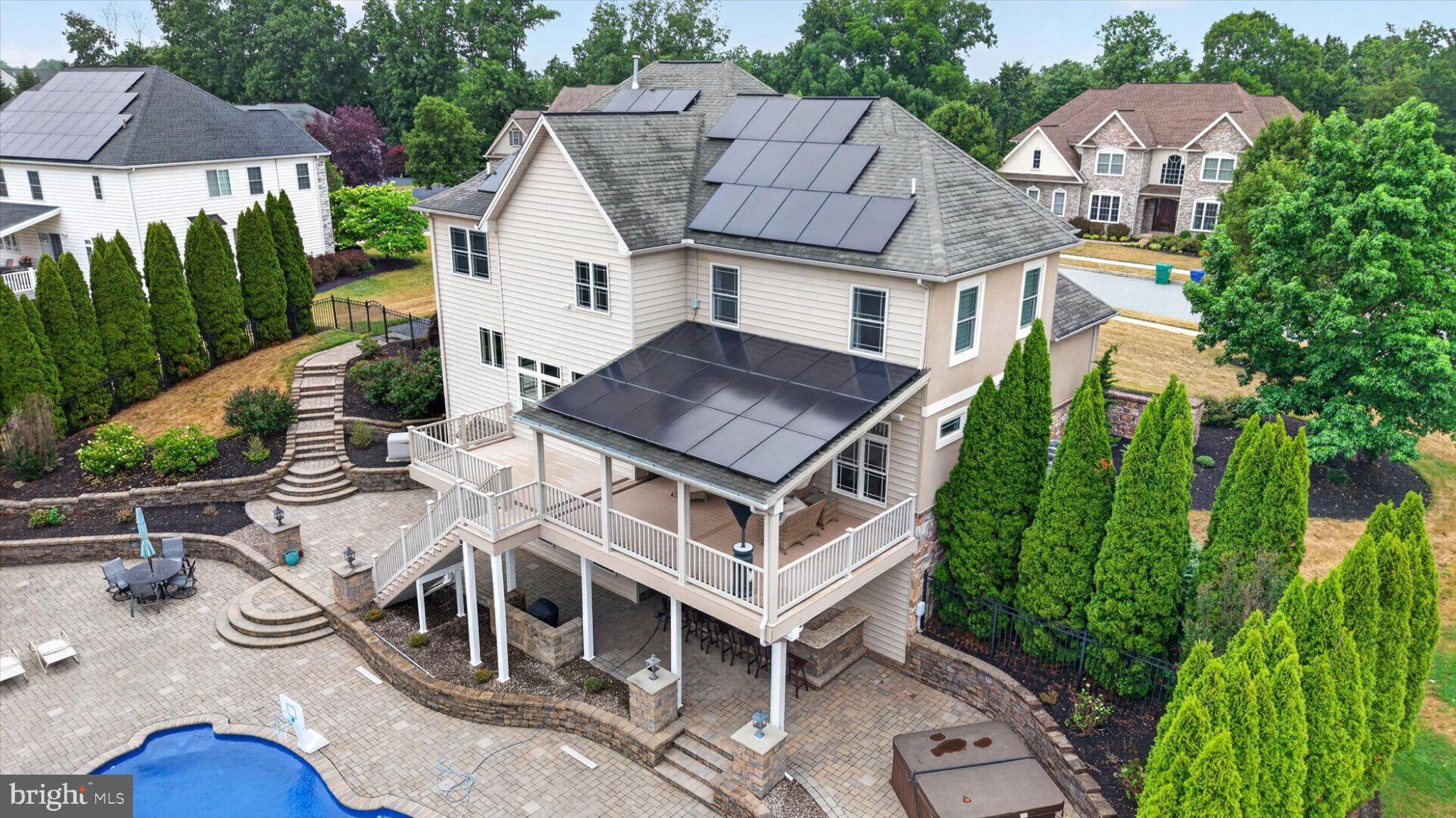 6505 Plowman Ridge Harrisburg, PA 17112 - Photo 71 of 83 Modern home with solar panels.