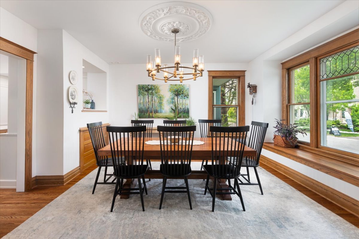 23 Columbia Street Naperville, IL 60540 - Photo 16 of 94 a view of a dining room with furniture window and outside view