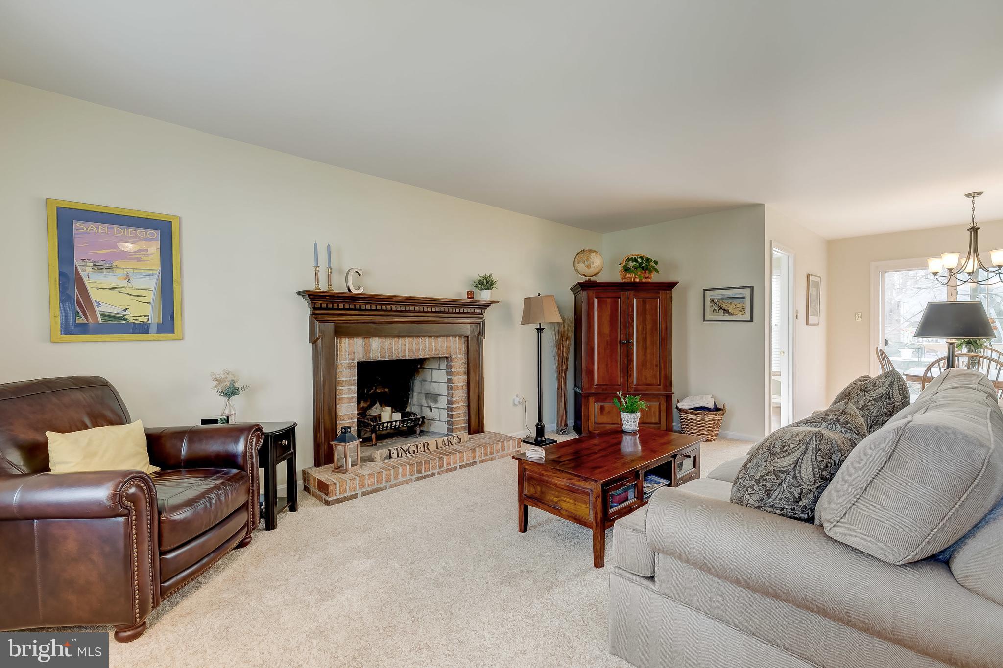 9325 Ramblebrook Road Baltimore, MD 21236 - Photo 17 of 50 Family Room with wood burning fireplace