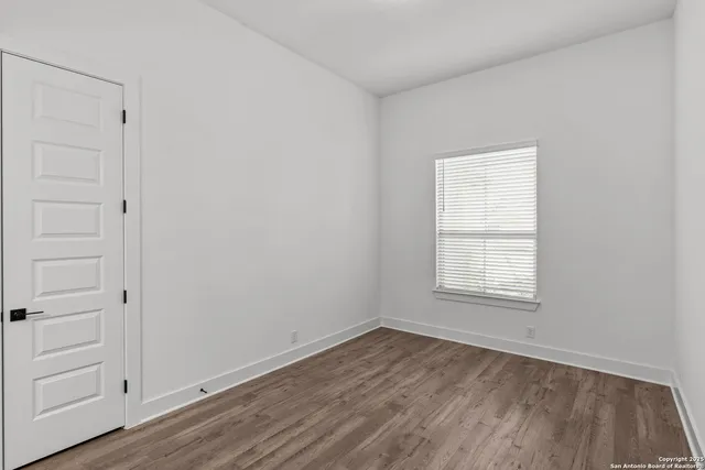 wooden floor in an empty room