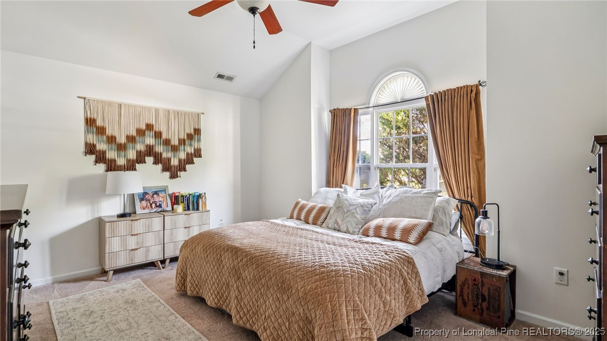 230 Michael Drive Raeford, NC 28376 - Photo 18 of 43 a bedroom with a bed and a painting on the wall