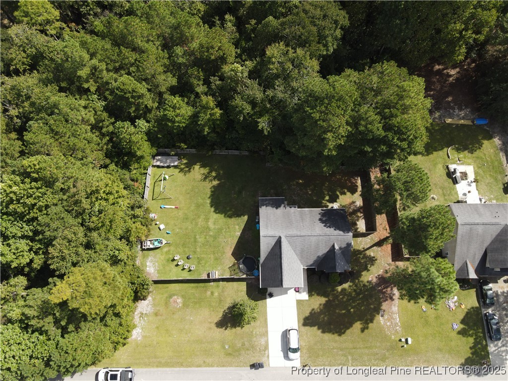 230 Michael Drive Raeford, NC 28376 - Photo 41 of 43 an aerial view of a house with a yard basket ball court and outdoor seating