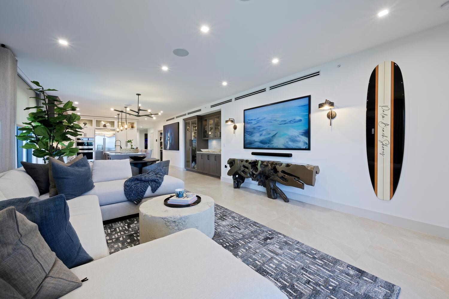 206 Inlet Way, Unit 2W Palm Beach Shores, FL 33404 - Photo 3 of 53 a view of a living room and dining room