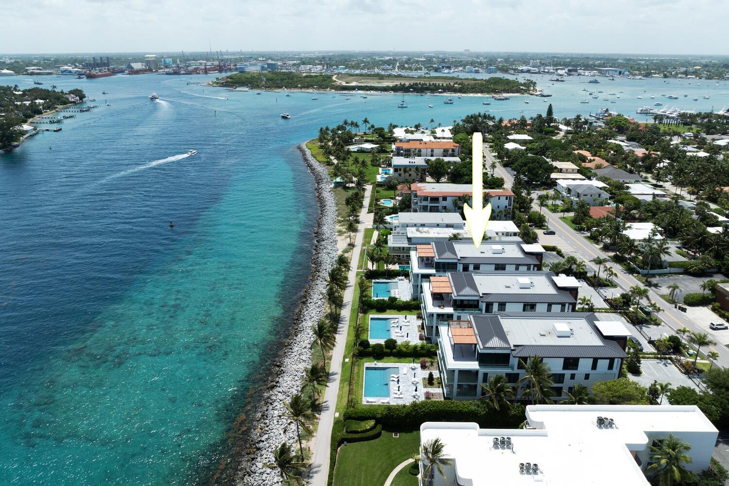 206 Inlet Way, Unit 2W Palm Beach Shores, FL 33404 - Photo 36 of 53 Aerial