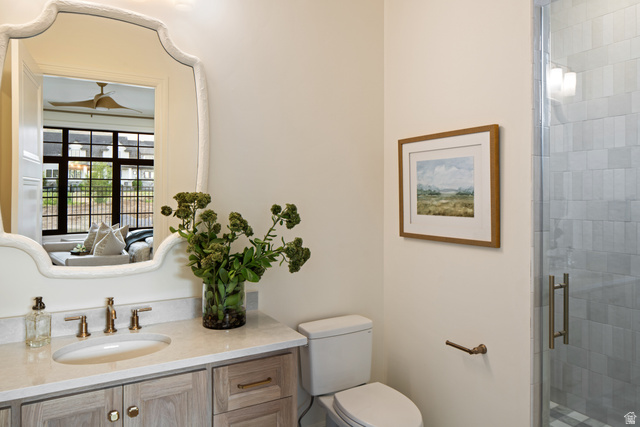 423 Eldorado Drive Mapleton, UT 84664 - Photo 24 of 40 Bathroom with a stall shower and vanity