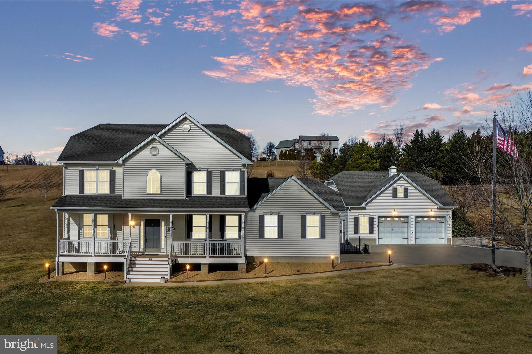 2747 Timber Rdg Road Capon Bridge, WV 26711 - Photo 32 of 97 Virtual Twilight Front Exterior