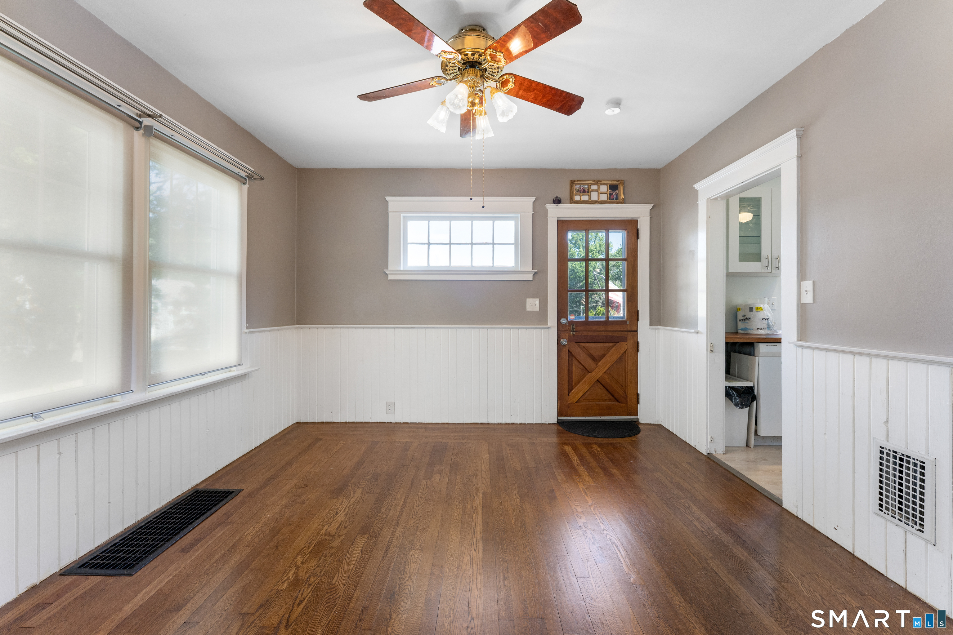 175 Augur Street Hamden, CT 06517 - Photo 15 of 38 Dining and door leading to deck