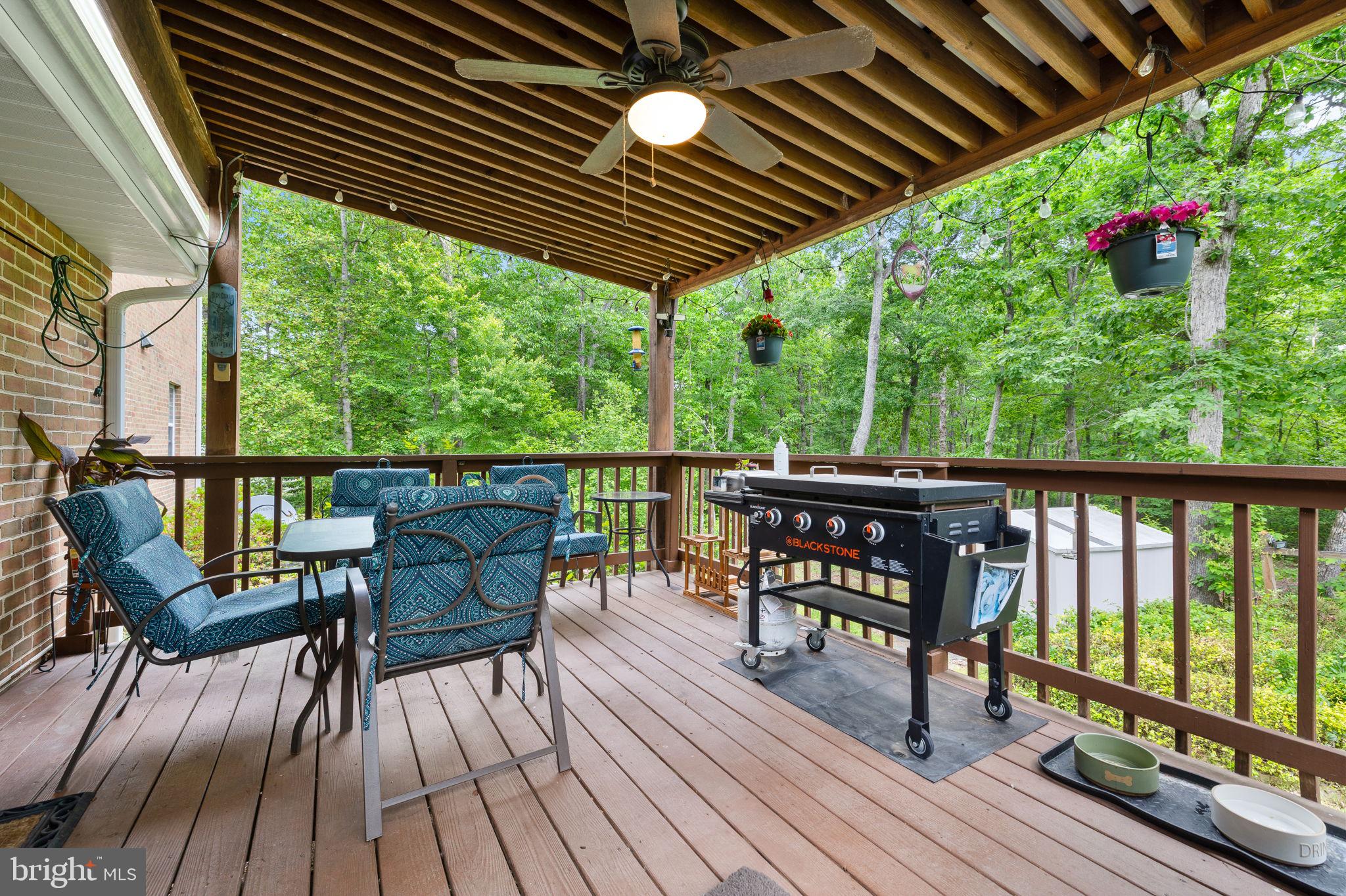 5099 Courtneys Corner Road Sumerduck, VA 22742 - Photo 18 of 52 a view of a two chairs and table in the balcony