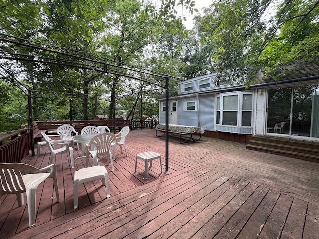 2795 East 28th Road Marseilles, IL 61341 - Photo 19 of 57 a view of a patio on the roof deck