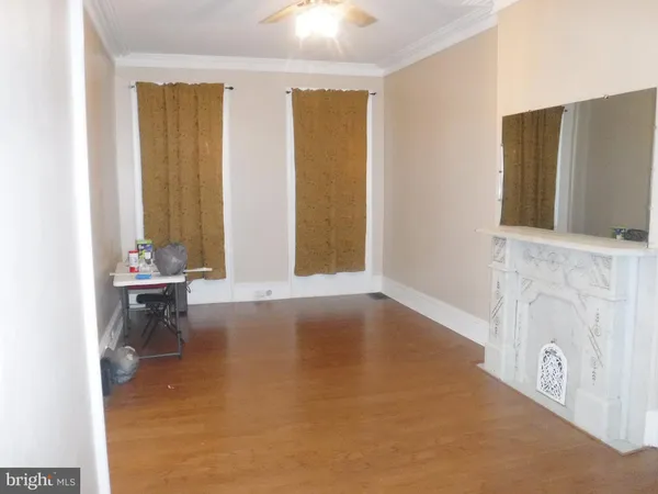 a view of room with window and couch