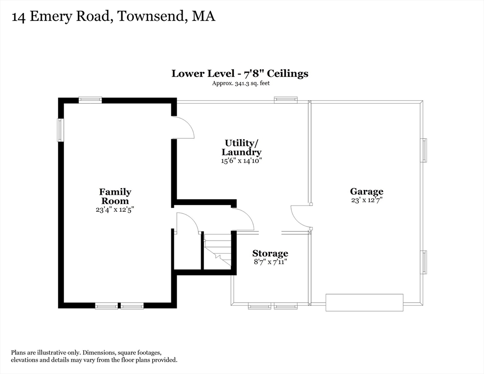 14 Emery Road Townsend, MA 01469 - Photo 31 of 31 a picture of a bench in a white building