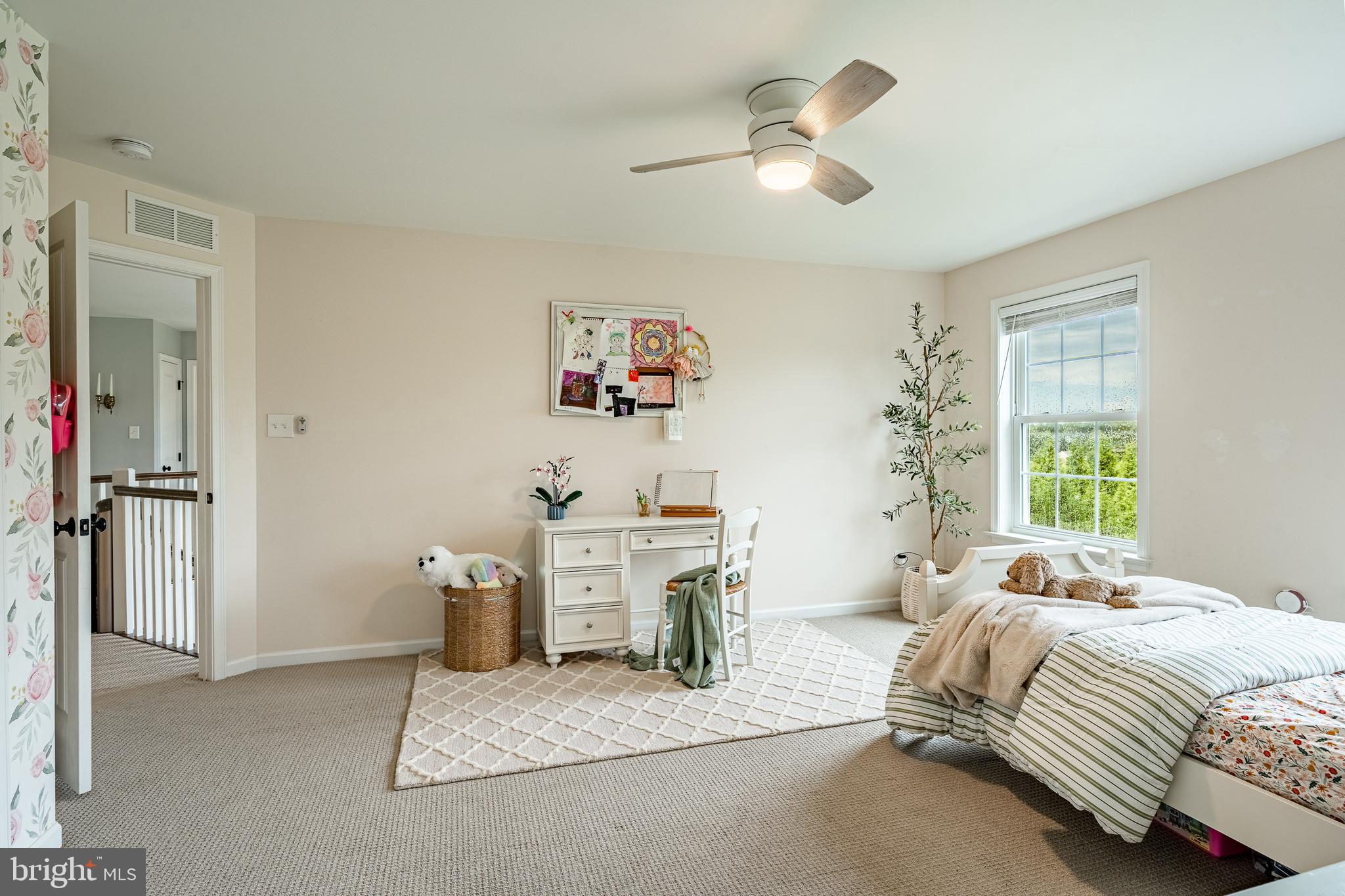 2084 Flowing Springs Road Chester Springs, PA 19425 - Photo 40 of 73 a bedroom with a bed and a chandelier