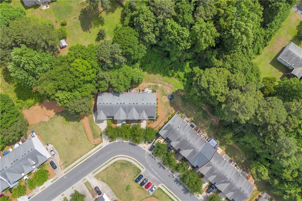 1498 Box Circle Winder, GA 30680 - Photo 56 of 56 an aerial view of a house with a yard basket ball court and outdoor seating