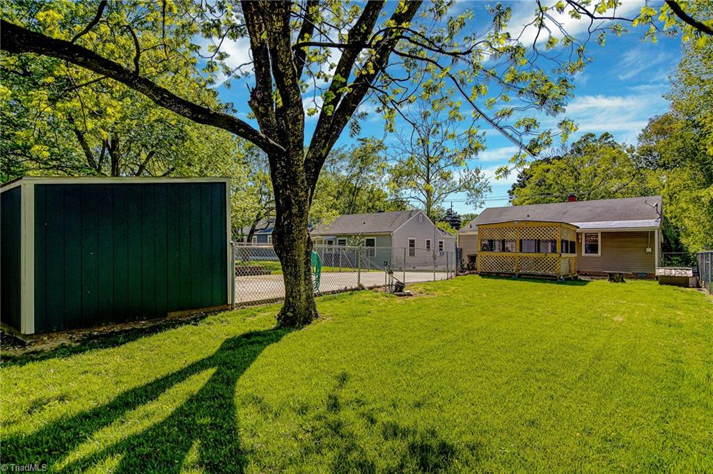1404 Cook Street High Point, NC 27262 - Photo 19 of 21 Beautiful backyard with sprinkler system