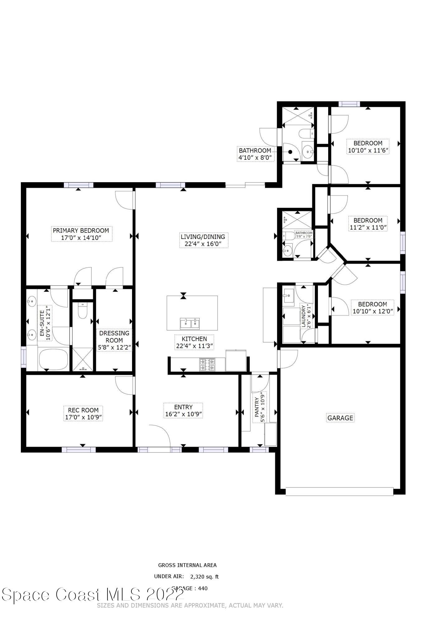 3268 Reef Road Southeast Palm Bay, FL 32909 - Photo 39 of 39 Floor Plan