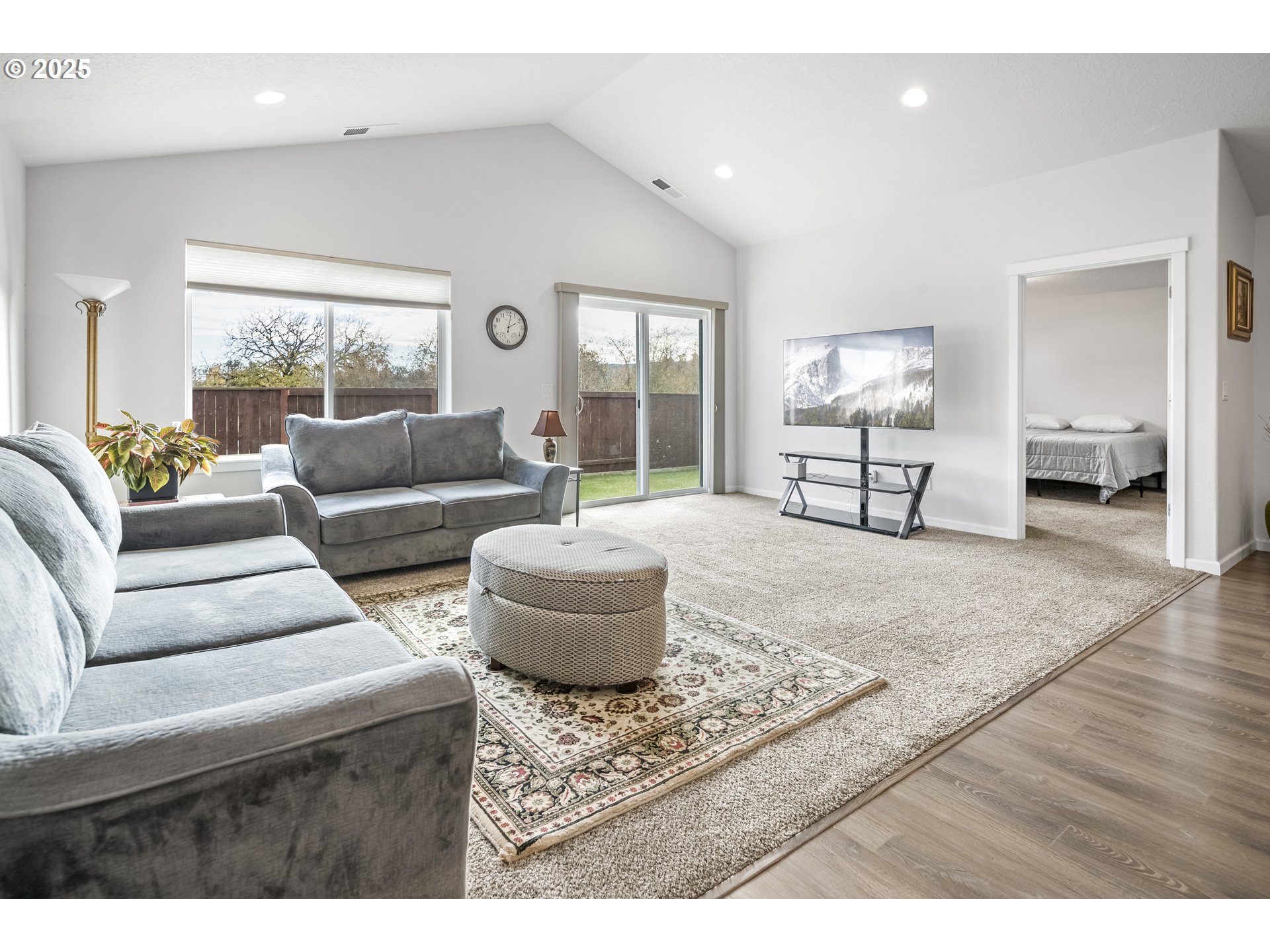 1871 Southeast Academy Street Dallas, OR 97338 - Photo 10 of 24 a living room with furniture and a large window