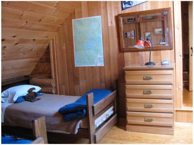 79 Bald Mountain Road Oquossoc, ME 04964 - Photo 9 of 15 Bedroom. Cabin bunk room.