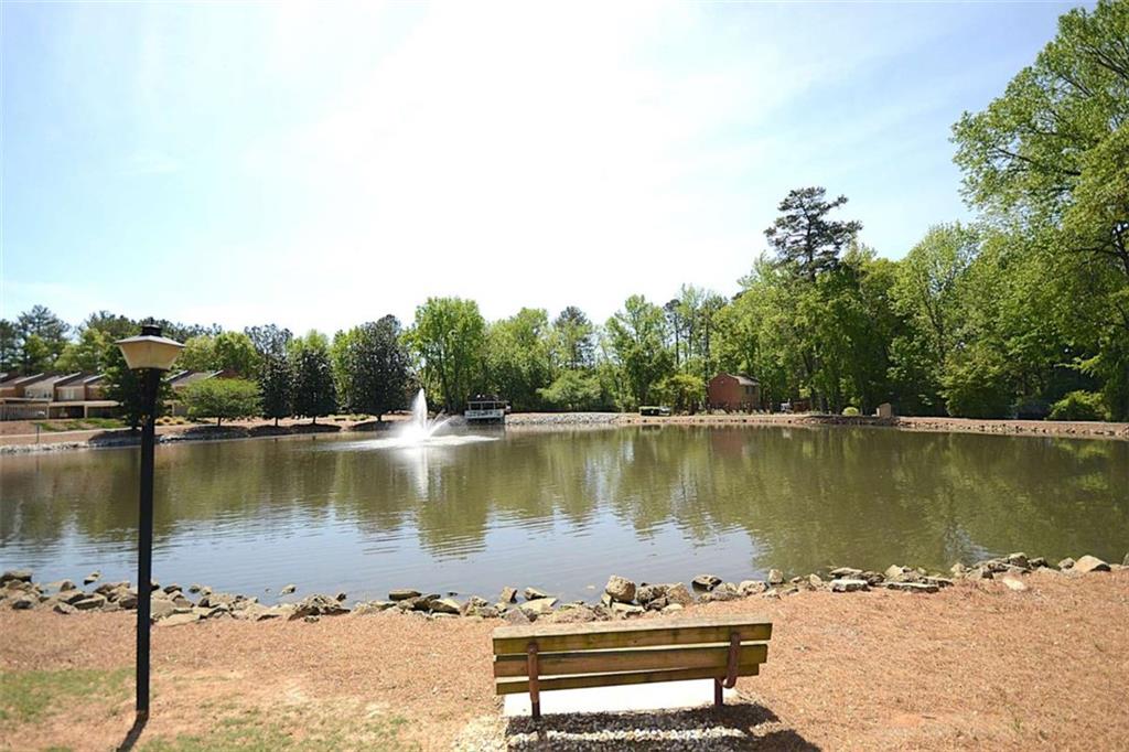4129 Boxwood Way Duluth, GA 30096 - Photo 27 of 27 a view of a lake in middle of forest