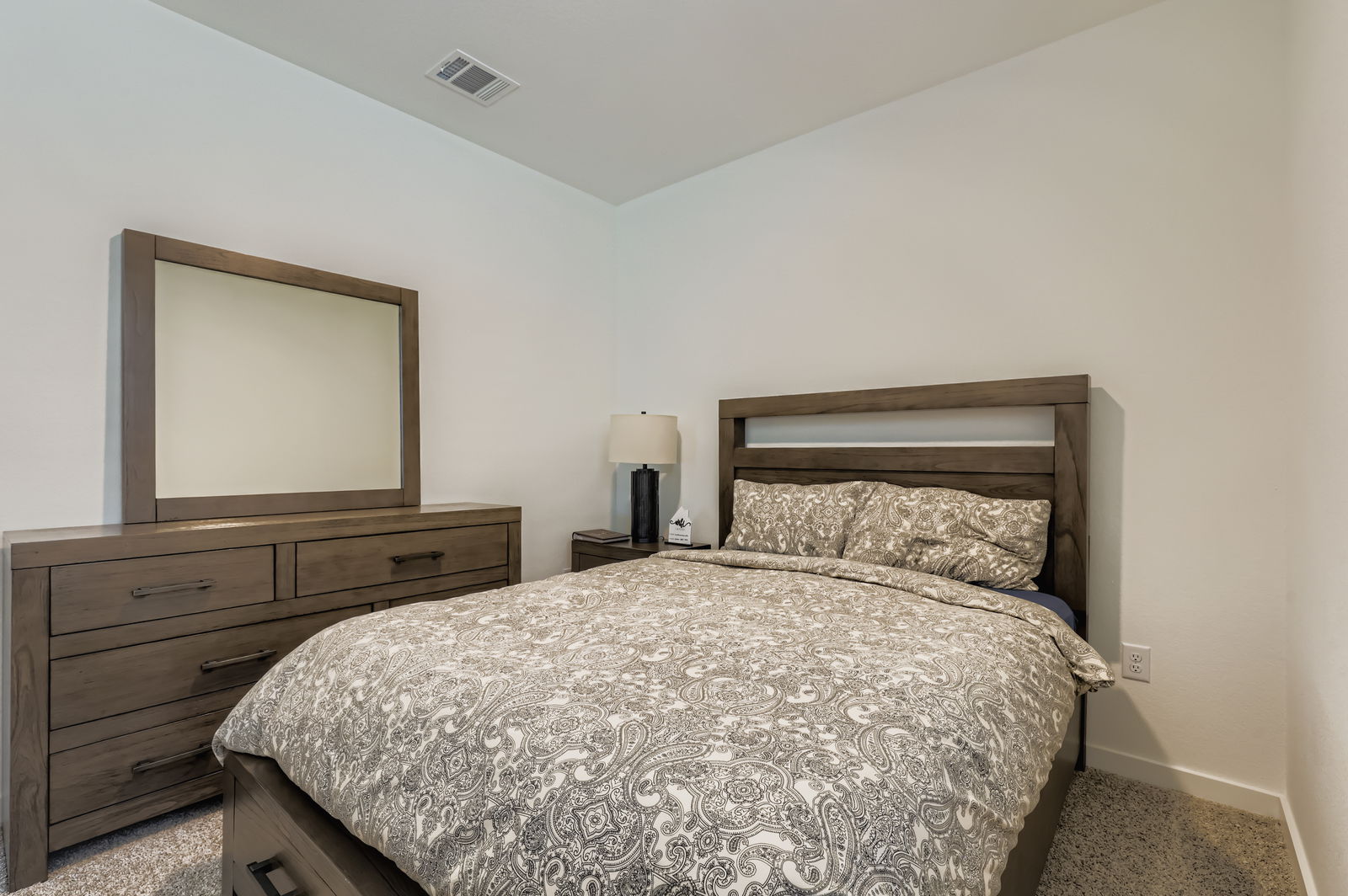 1909 Ruger Pass Leander, TX 78641 - Photo 18 of 31 Bedroom with light colored carpet and baseboards