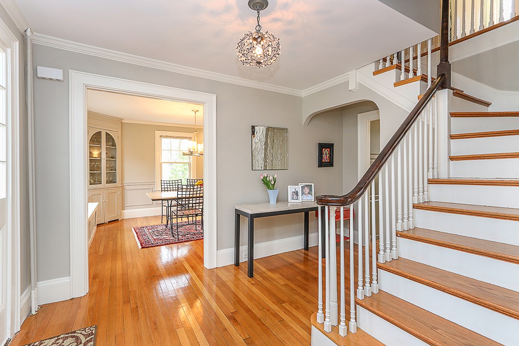 46 Greylock Road Newton, MA 02465 - Photo 3 of 25 a view of a livingroom with wooden floor and furniture