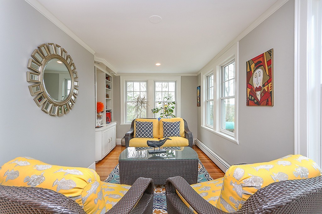 46 Greylock Road Newton, MA 02465 - Photo 8 of 25 a bedroom with a bed and wooden floor