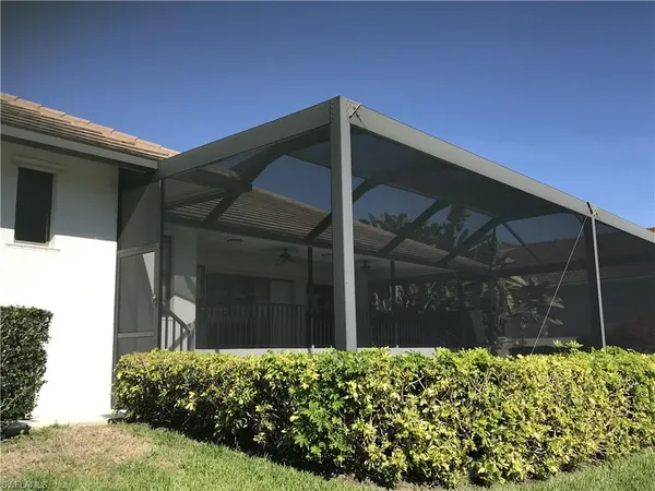 a side view of a house